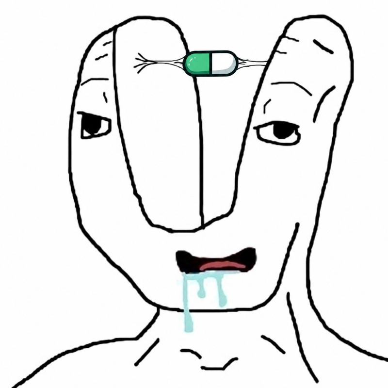 Brain on Pills character